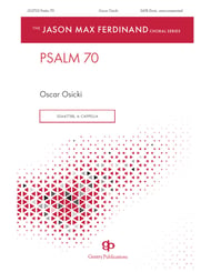 Psalm 70 SSAATTBB choral sheet music cover Thumbnail